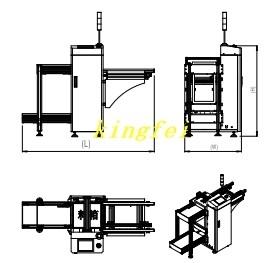 Máquina de línea SMT Completamente automática de apilamiento de placas SMT cargador descargador