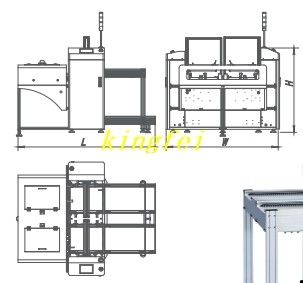 comprar NL-M-TN SMT cargador descargador máquina NG / OK Recolector de tabla fabricación en línea