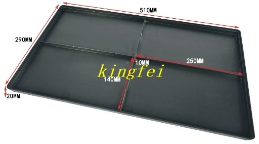 Cuatro bandejas de cuadrícula bandeja antiestática ingeniería de sistemas antiestáticos