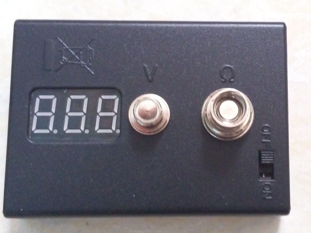 Recambios de SMT del metro del OHMIO, probador de la resistencia para el vaporizador del hilo RDA RBA DIY del cigarrillo 510 de E