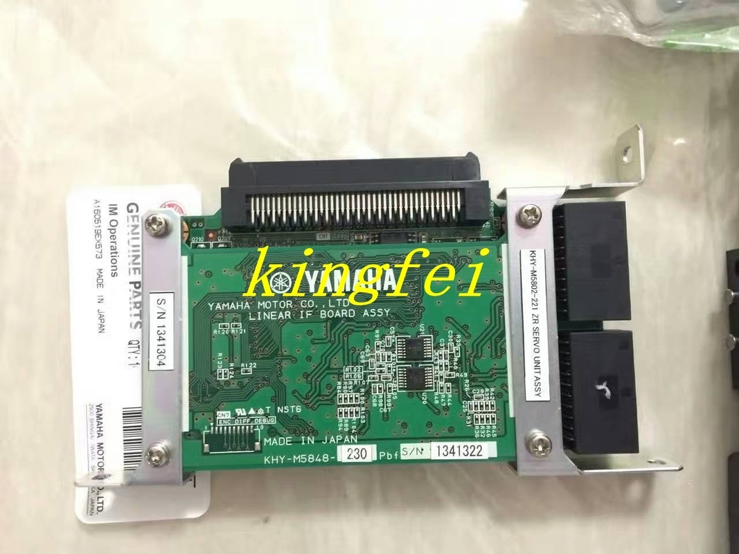 YAMAHA KHY-M5802-221 ZR Servo Unidad Assy KHY-M5848-230 Junta de IF lineal Assy YAMAHA Accesorio de la máquina